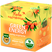 Живи настоящим GREEN ENERGY (Заряд бодрости)  50 г, 10 саше по 5 г
