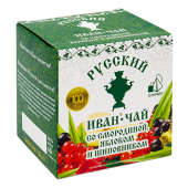 Русский Иван-чай со смородиной, яблоком и шиповником, 20 пирамидок, 40 г