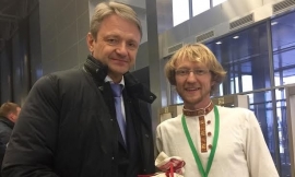 С министром сельского хозяйства РФ Ткачевым А.Н.